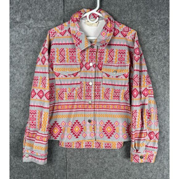 Savanna Jane Jackets & Blazers - Savanna Jane Shacket Women's Large Aztec Southwest Button Up